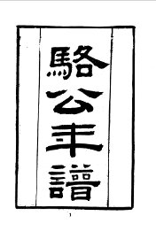 骆公年谱 - 封面图