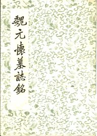 魏元怀墓志铭 - 封面图