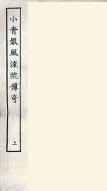 小青娘风流院传奇  上 - 封面图