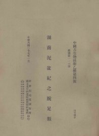 湖南泥盆纪之腕足类 - 封面图