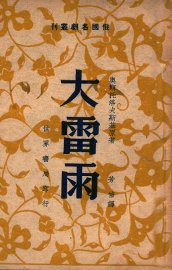 大雷雨  五幕剧 - 封面图